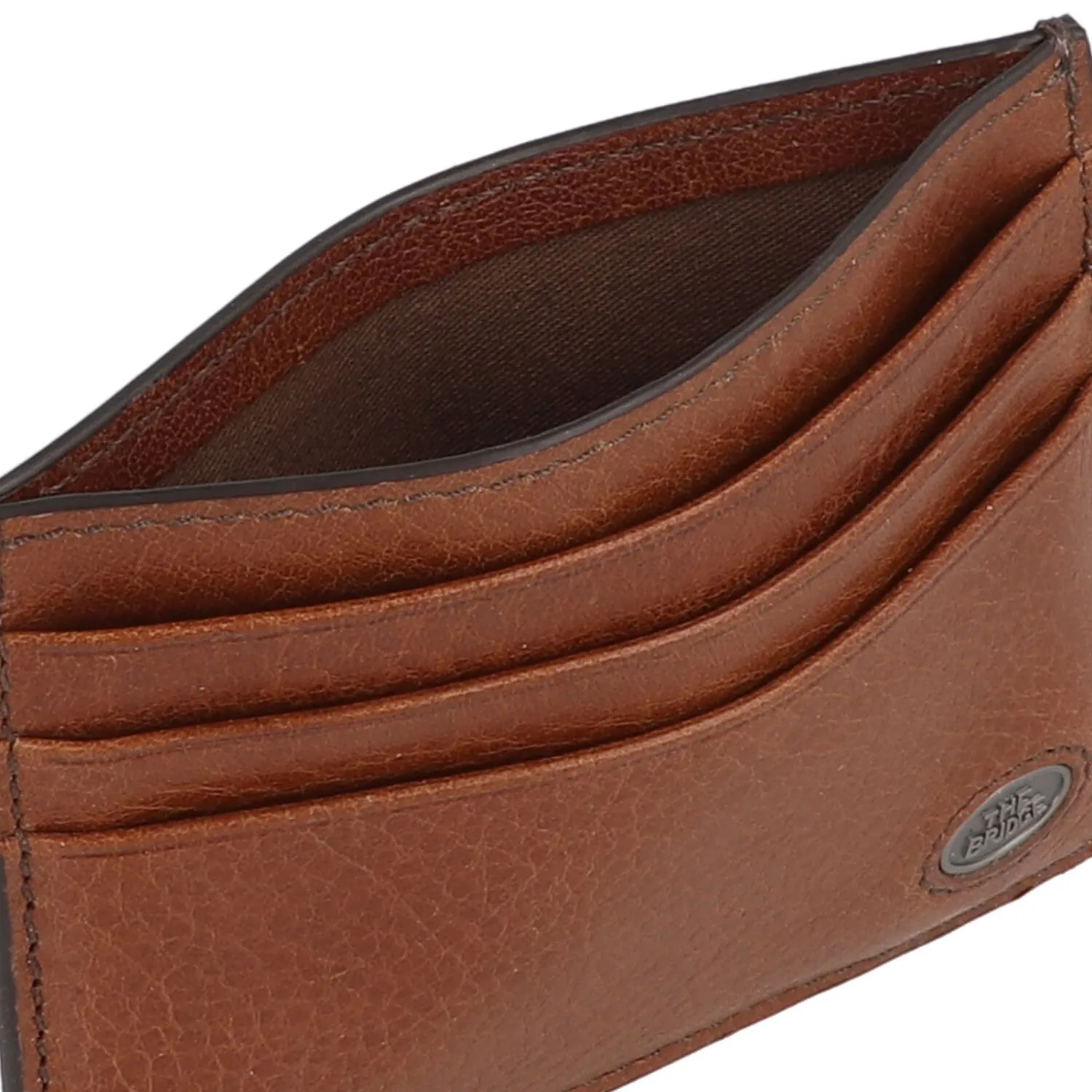The Bridge Fabio Étui pour cartes de crédit Protection RFID Cuir 10 cm