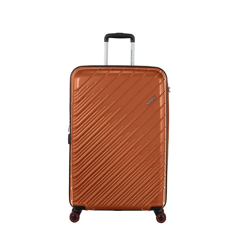 Valise rigide extensible American Tourister Speedstar 77cm Copper Orange - Marron